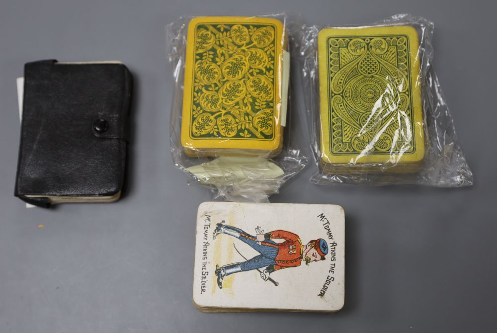 A c.1900 card game of FUNNY FAMILIES Glevum series by Woolley & Co.